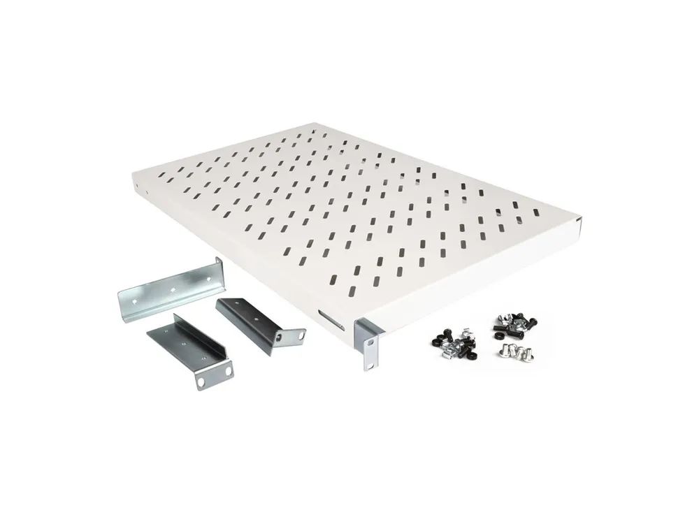 ROLINE Rack - Regal - 770 mm tief, Tragfähigkeit 50 kg - RAL 7035, Hellgrau - 1U - 48.3 cm (19")