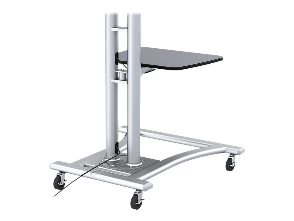Neomounts PLASMA-M1800E - Wagen - für Flachbildschirm / AV-Ausrüstung - Silber - Bildschirmgröße: 68.6-152.4 cm (27"-70")