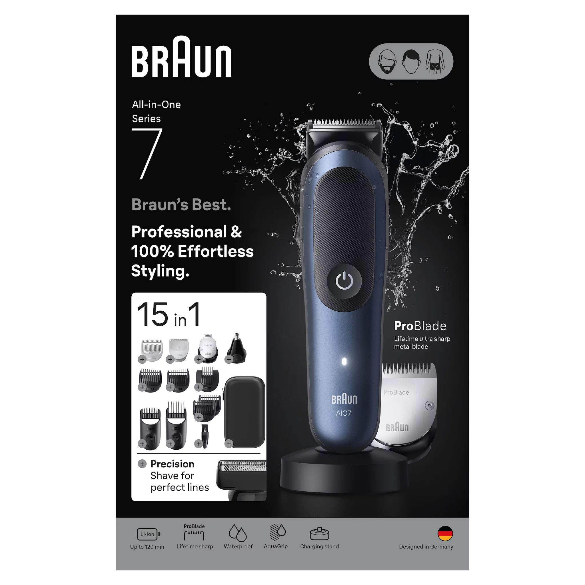 Braun Series 7 All-In-One Style Kit AIO7580
