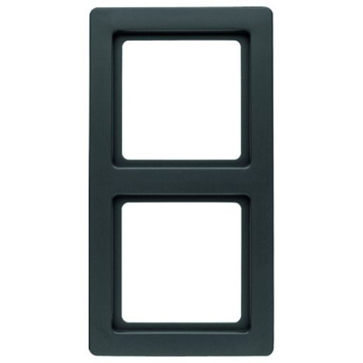 Berker Q.1 RAHMEN 2FACH SCHWARZ MATT / BERKER 10126085