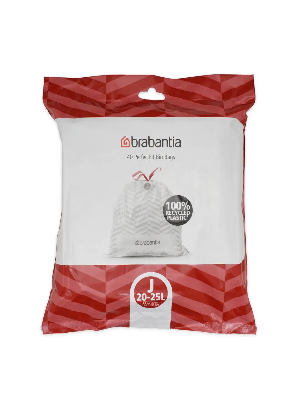 Brabantia PerfectFit Müllbeutel J, 23L - White