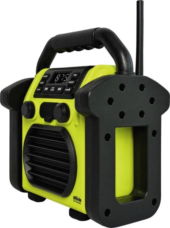 Silva Schneider BAUSTELLEN PLL RADIO AKKU IP55 / SIL-SC BR 230 BT NEON GRÜN 243024