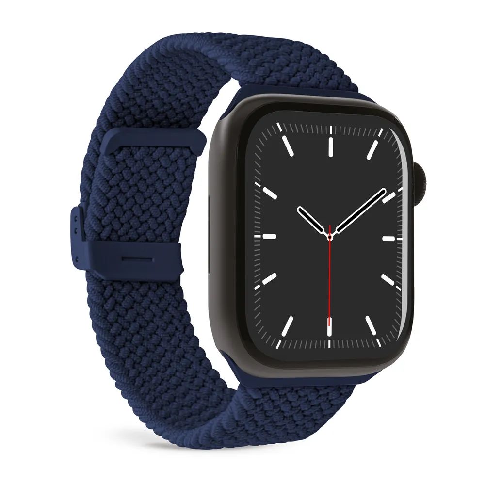 PURO LOOP Band für Apple Watch 42/44/45/49mm, dunkelblau