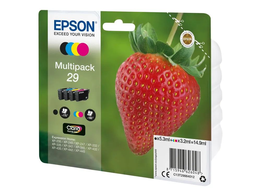 Epson 29 Multipack - 4er-Pack - 14.9 ml - Schwarz