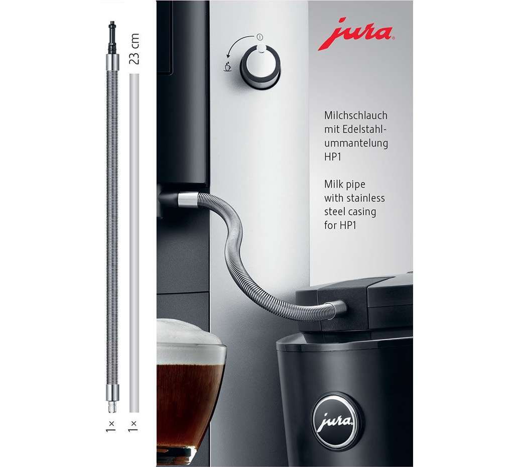 Jura Milchschlauch mit Edelstahlummantelung HP1