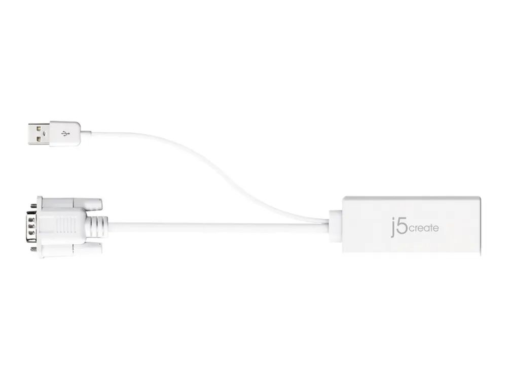 j5create JDA214 - Video- / Audio-Adapter - HDMI weiblich zu USB, HD-15 (VGA)