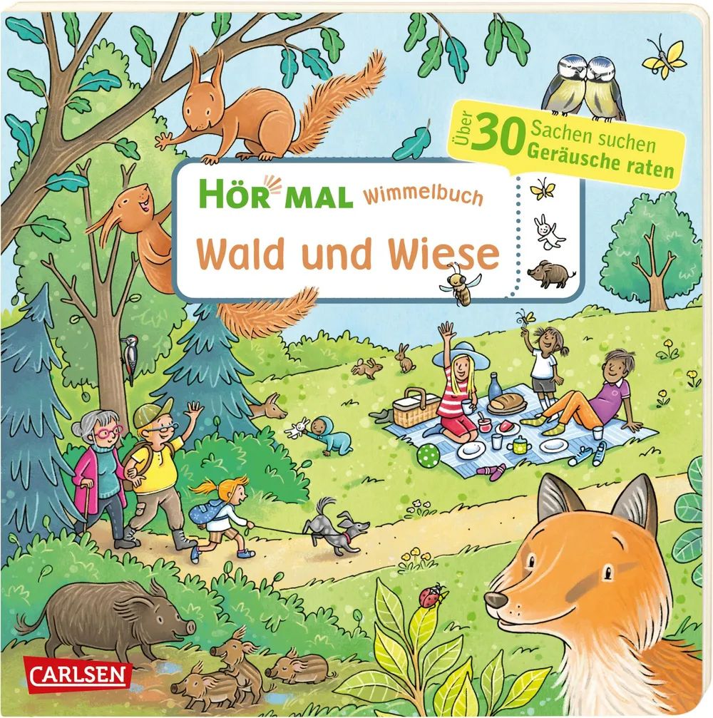 Carlsen Verlag GmbH Hör mal Wimmel Wald und Wiese