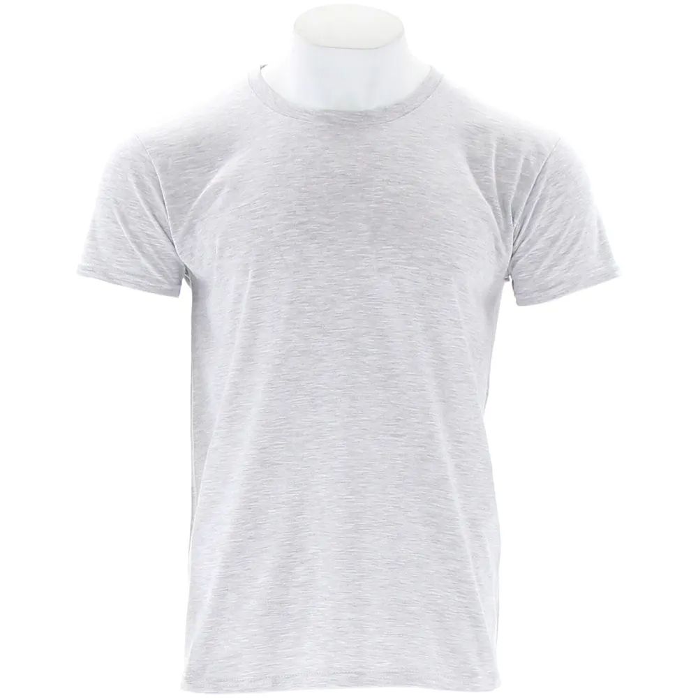 FRUIT OF THE LOOM T-Shirt Iconic T Type F130 grau/meliert L