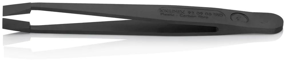 KNIPEX Kunststoffpinzette ESD Glatt 115 mm