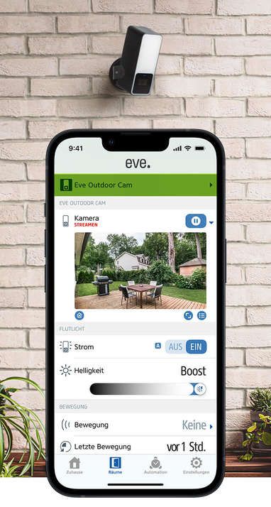Eve Systems Eve Outdoor Cam - Outdoor - Verkabelt & Kabellos - Wand - Schwarz - Weiß - Box - IP55