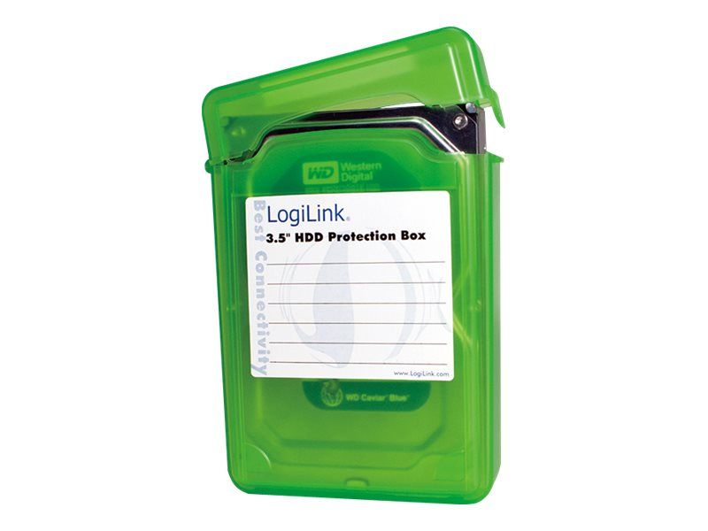 LogiLink Festplattenlaufwerk-Schutzgehäuse - Kapazität: 1 Festplattenlaufwerk (3,5")