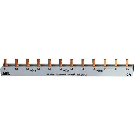 ABB PHASENSCHIENE AUSBRECHBAR / STOTZ PS 3/60 A 3POL.10MM² 2CDL230010R1060