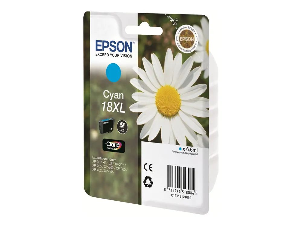 Epson 18XL - XL - Cyan - original - Tintenpatrone