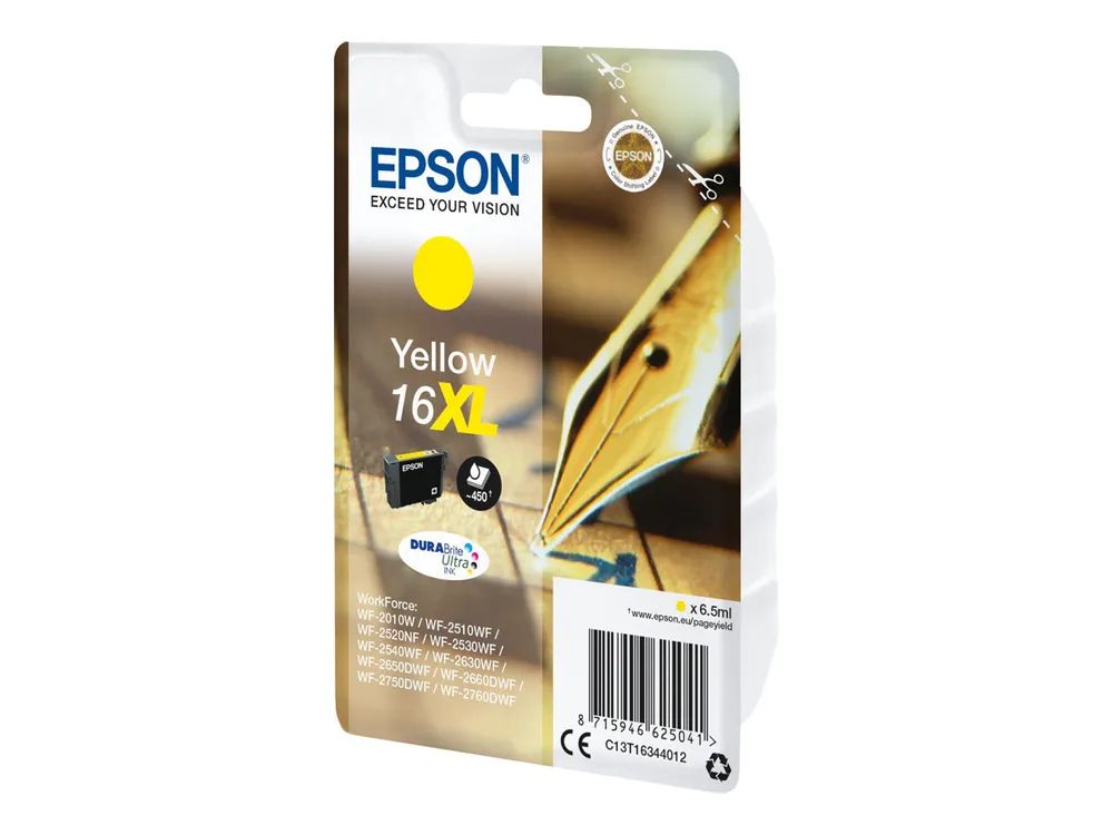 Epson 16XL - 6.5 ml - XL - Gelb - original