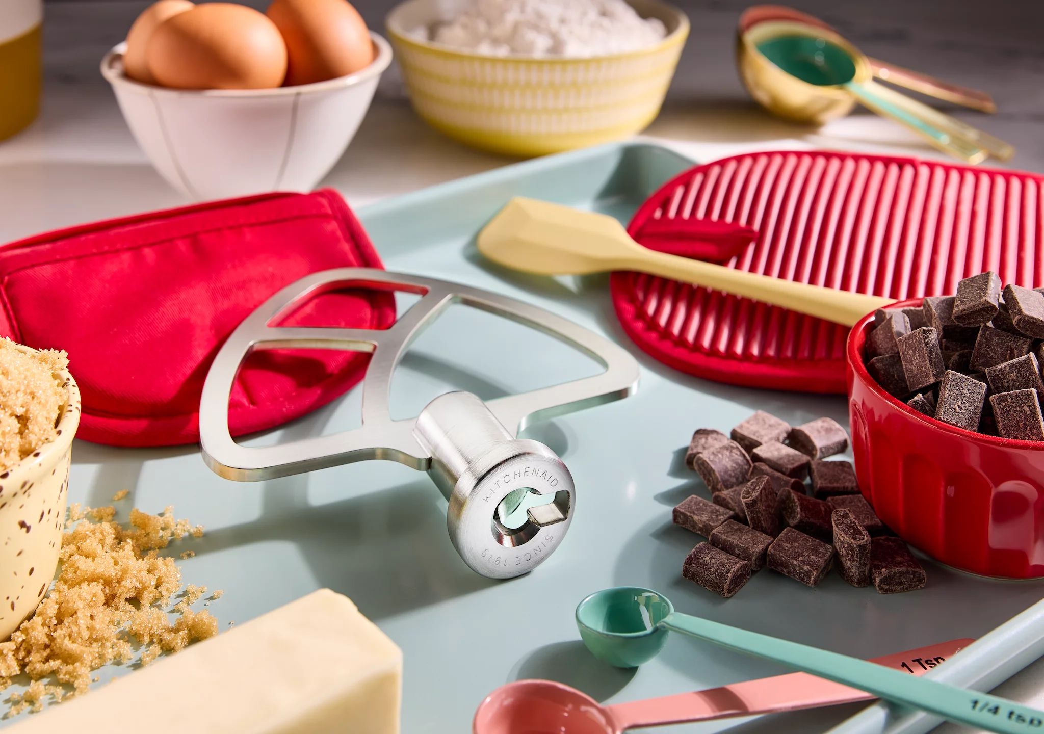 KitchenAid Flachrührer aus Edelstahl