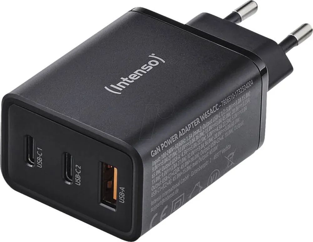 Intenso Power Adapter W65ACC GaN