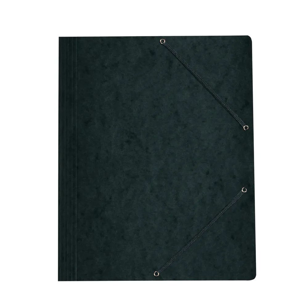 herlitz Einschlagmappe Quality, mit Gummizug, A4, schwarz