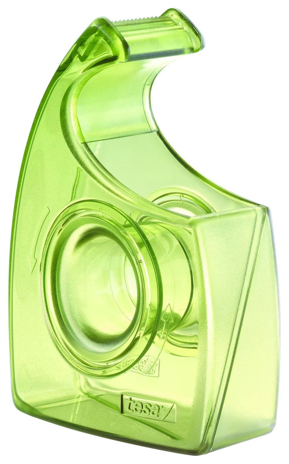 tesa® Easy Cut Handabroller EcoLogo 33 m – leer – umweltfreundlicher Tischspender