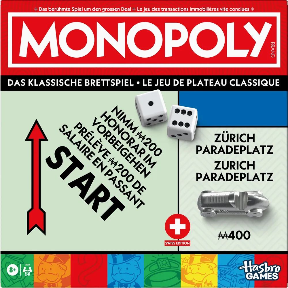 Hasbro European Trading B.V. Monopoly Classic Schweiz