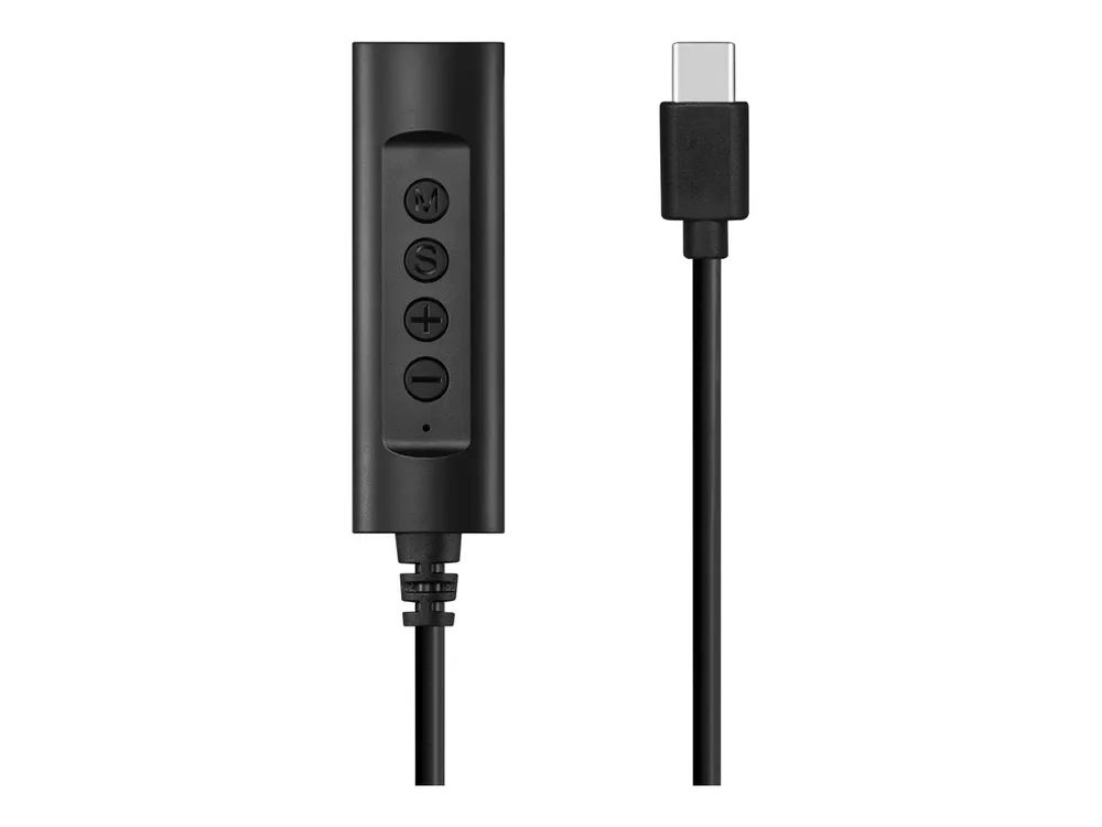 SANDBERG Headsetadapter - 4-poliger Mini-Stecker weiblich zu 24 pin USB-C männlich