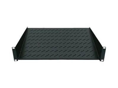Intellinet 19" Cantilever Shelf, 2U, 2-Point Front Mount, 250mm Depth, Max 25kg, Black, Three Year Warranty - Rack - Regal - Schwarz, RAL 9005 - 2U - 48.3 cm (19")