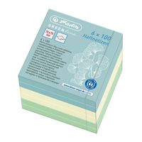 Herlitz 50033430 - Rechteck - Blau - Grün - Gelb - Papier - 75 mm - 75 mm - 600 Blätter