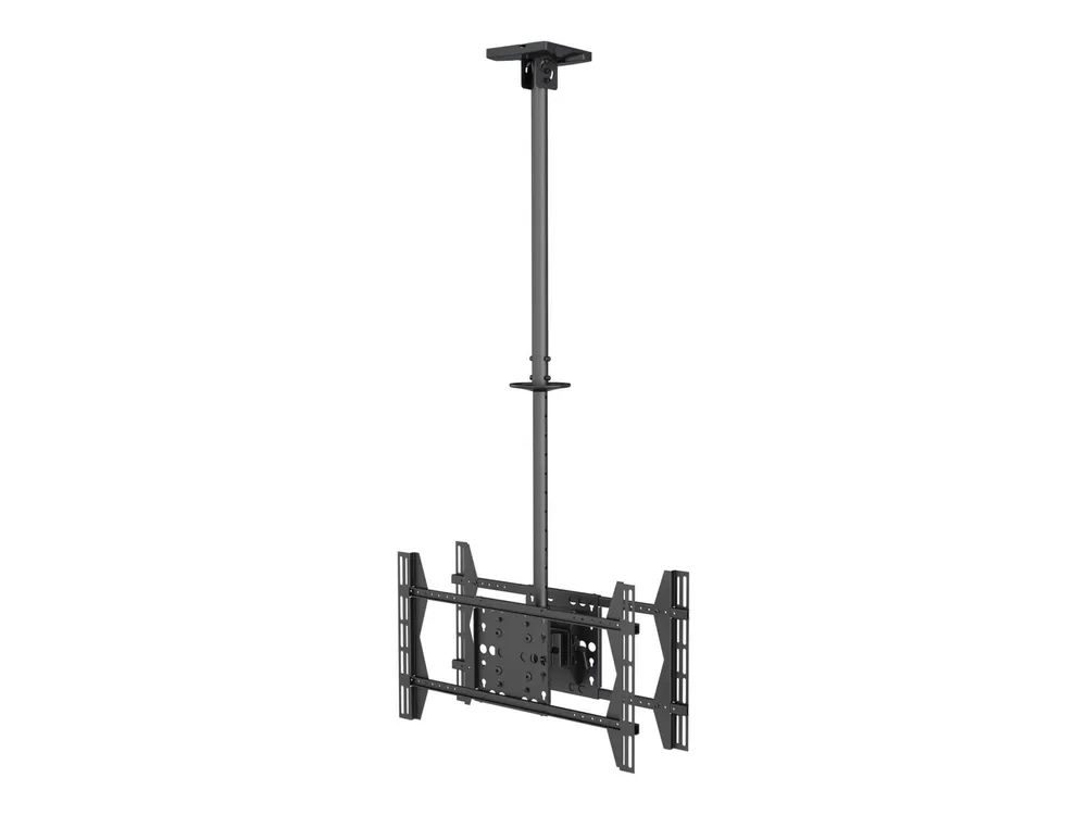Equip Pro - Klammer - für 2 LCD-/Plasma-Konsolen - Stahl - Schwarz - Bildschirmgröße: 81.3-165.1 cm (32"-65")