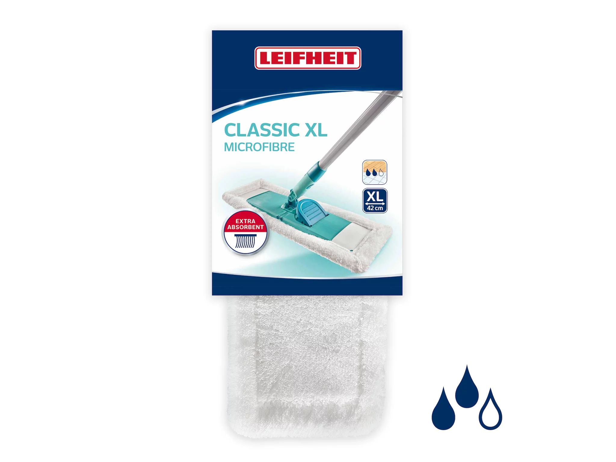 Leifheit 87017 Classic XL Microfibre Wischbezug