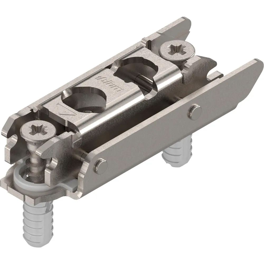 BLUM CLIP Exzenter Montageplatte gerade, Stahl, EXPANDO, Distanz 3 mm