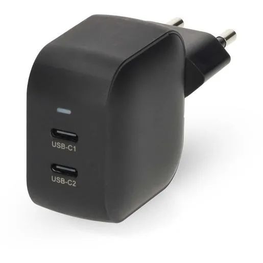 Nedis UNIVERSALNETZTEIL 2XUSB-C 35W / NEDIS WGCHA35WBK SW WGCHA35WBK