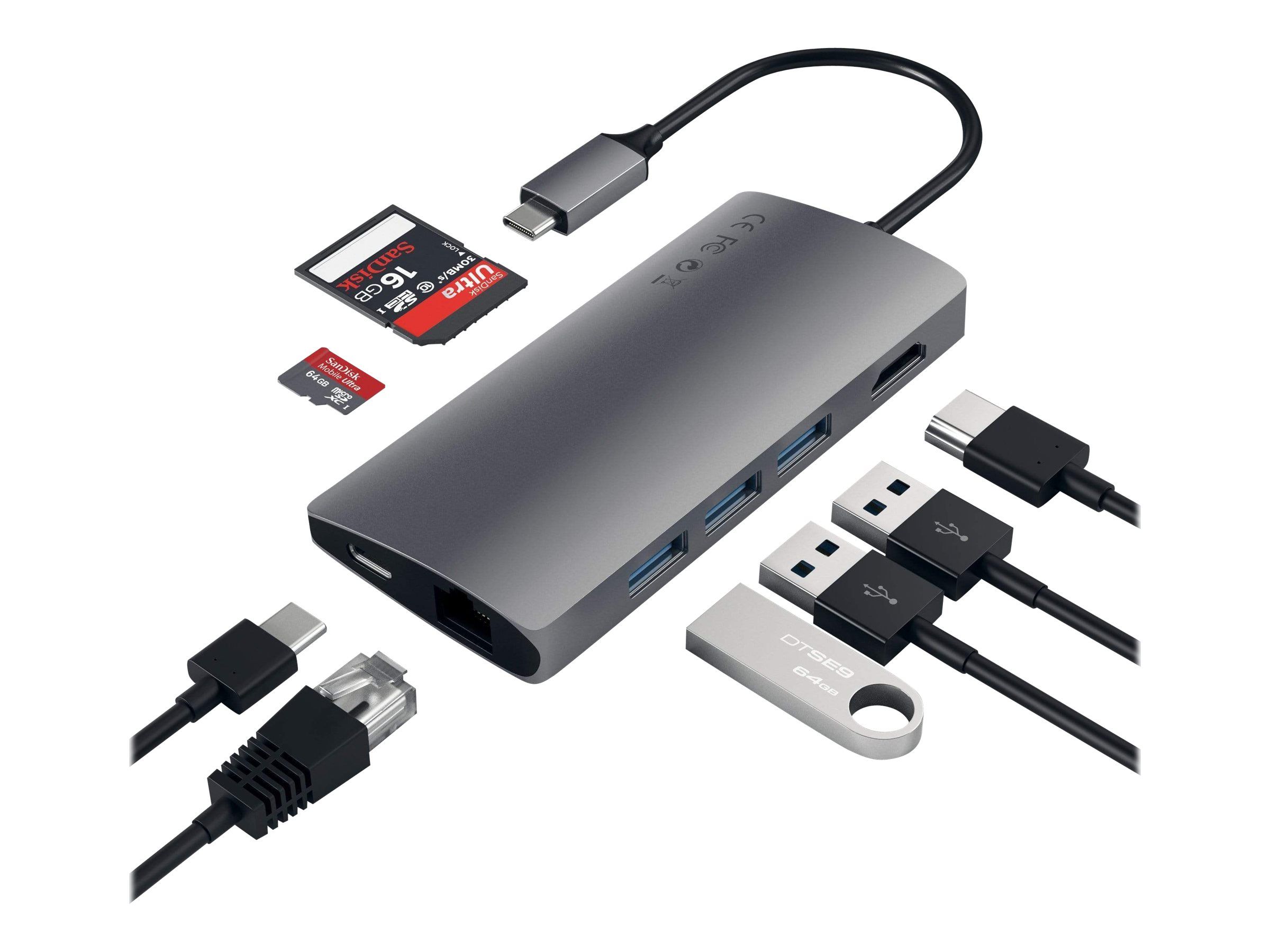 Satechi Aluminum Multi-Port Adapter V2 - Dockingstation