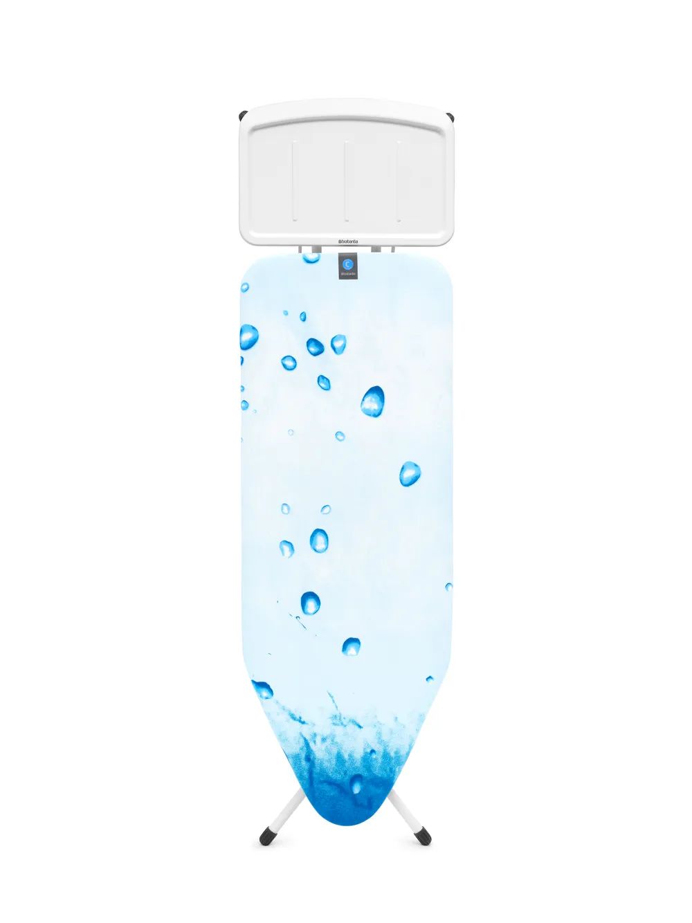 Brabantia Bügeltisch C, 124x45cm, Dst-Ablage Solid - Ice Water