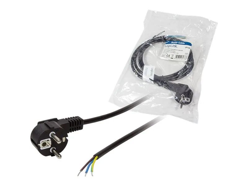 LogiLink Stromkabel - power CEE 7/7 (M) zu