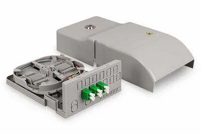 DIGITUS Glasfaser-Verteilerbox - LC/APC Duplex