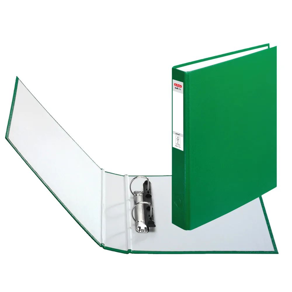 herlitz Ringbuch maX.file protect, 2-Ring, A5, grün