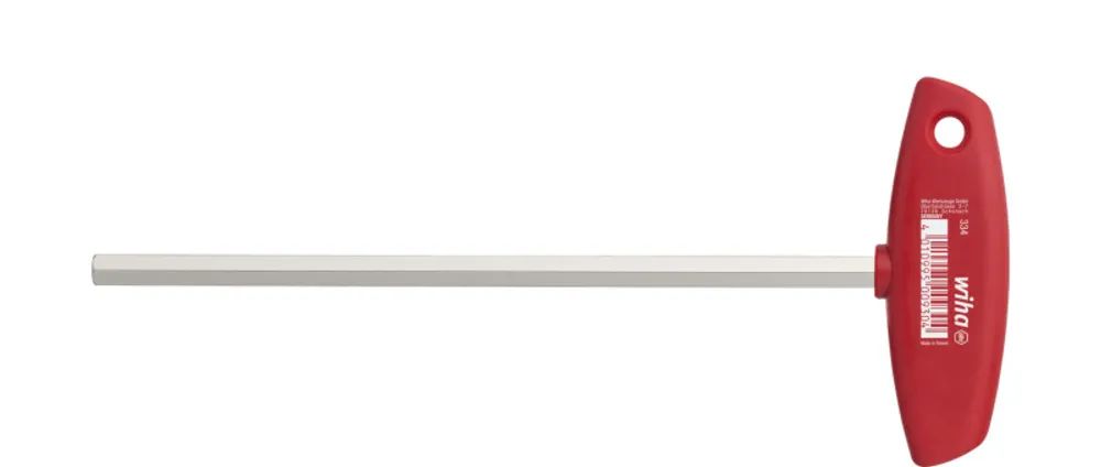 WIHA WERKZEUGE Stiftschlüssel mit Quergriff 6-Kant glanzvernickelt, 3x100mm