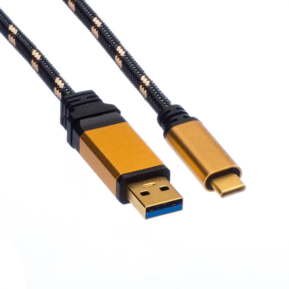 ROLINE GOLD USB 3.2 Gen 1 Kabel, USB A-C, ST/ST, 3 m