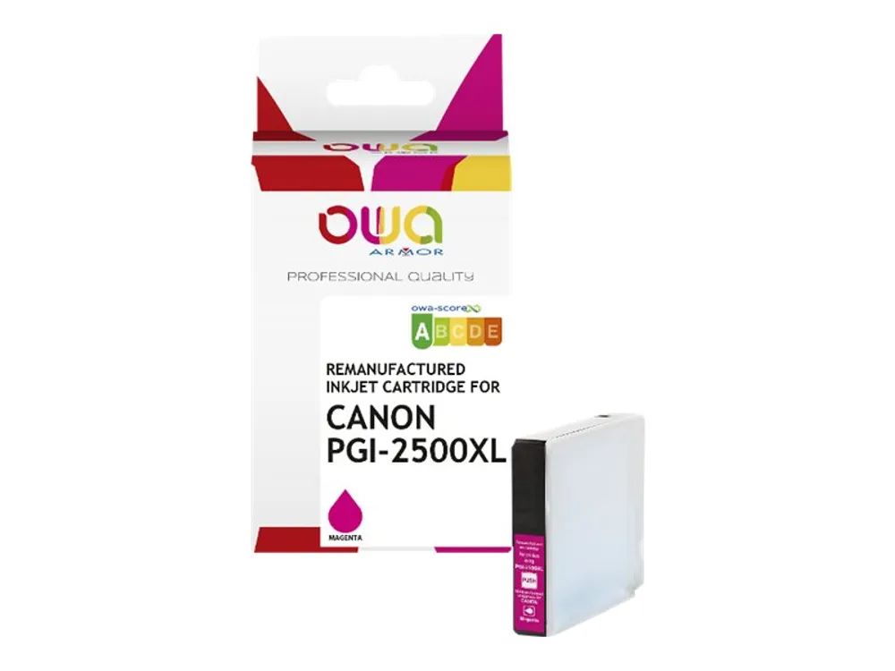 Armor OWA - 20 ml - Magenta - kompatibel - wiederaufbereitet - Tintenpatrone (Alternative zu: Canon PGI-2500XL M)