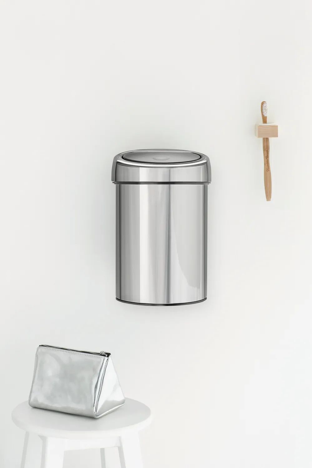 Brabantia Touch Bin, 3L - Brilliant Steel