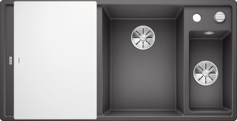 Blanco Axia III 6 S Silgranit Be re, Glass