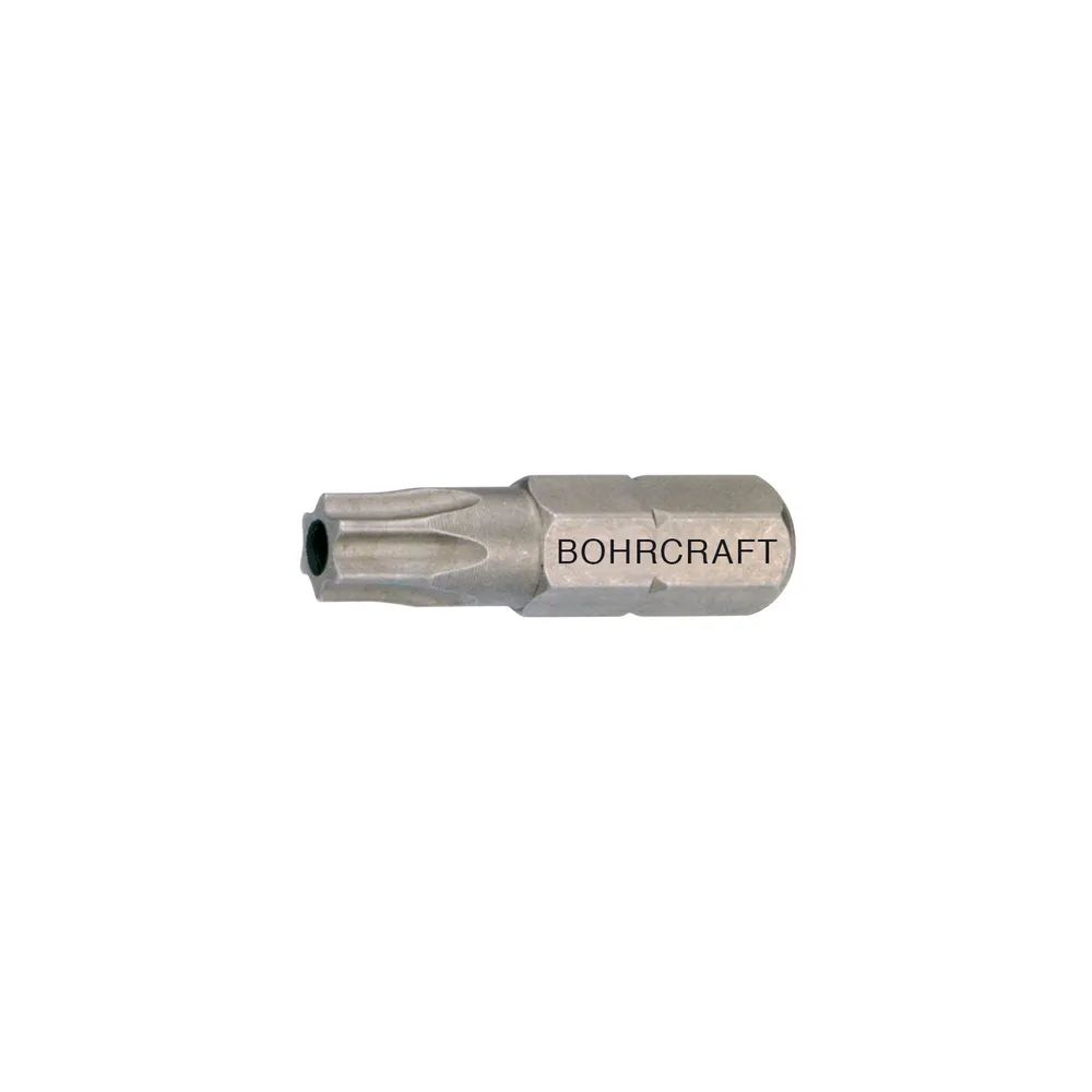 BOHRCRAFT Bit-Einsatz Code 6150 1/4sechskant TX 25/25 mm Torx® mit Bohrung