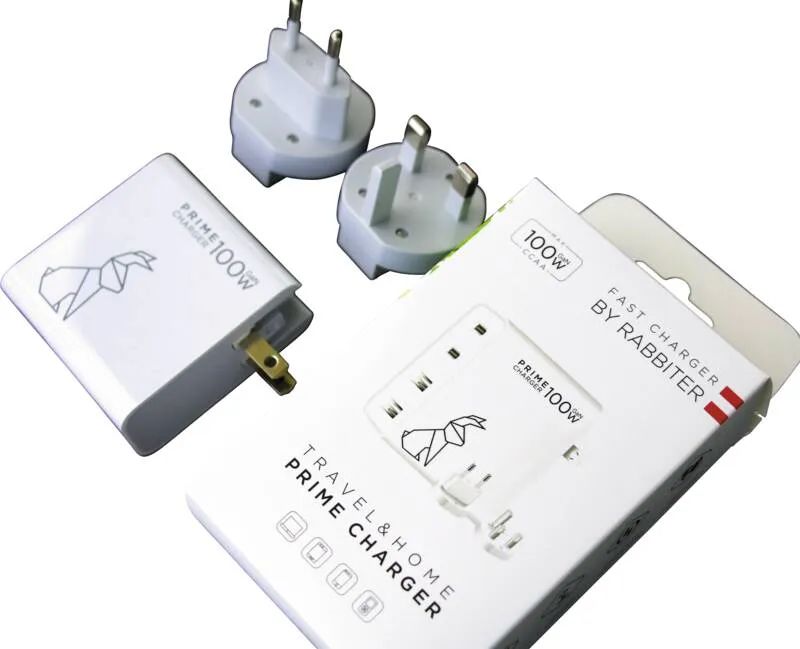 Rabbiter Power 100W Home & Travel Prime Charger CCAA