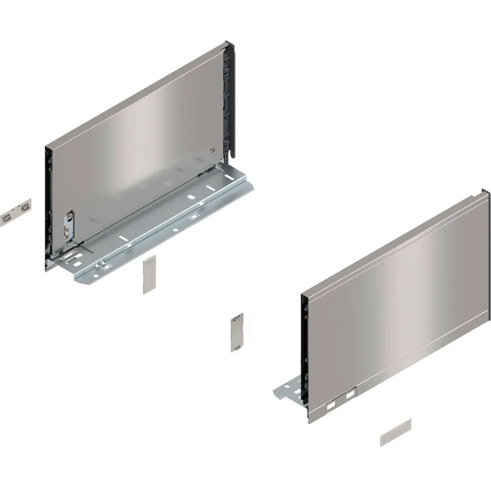 BLUM LEGRABOX pure Zarge Höhe C, NL 300, INOX (Anti-Fingerprint)