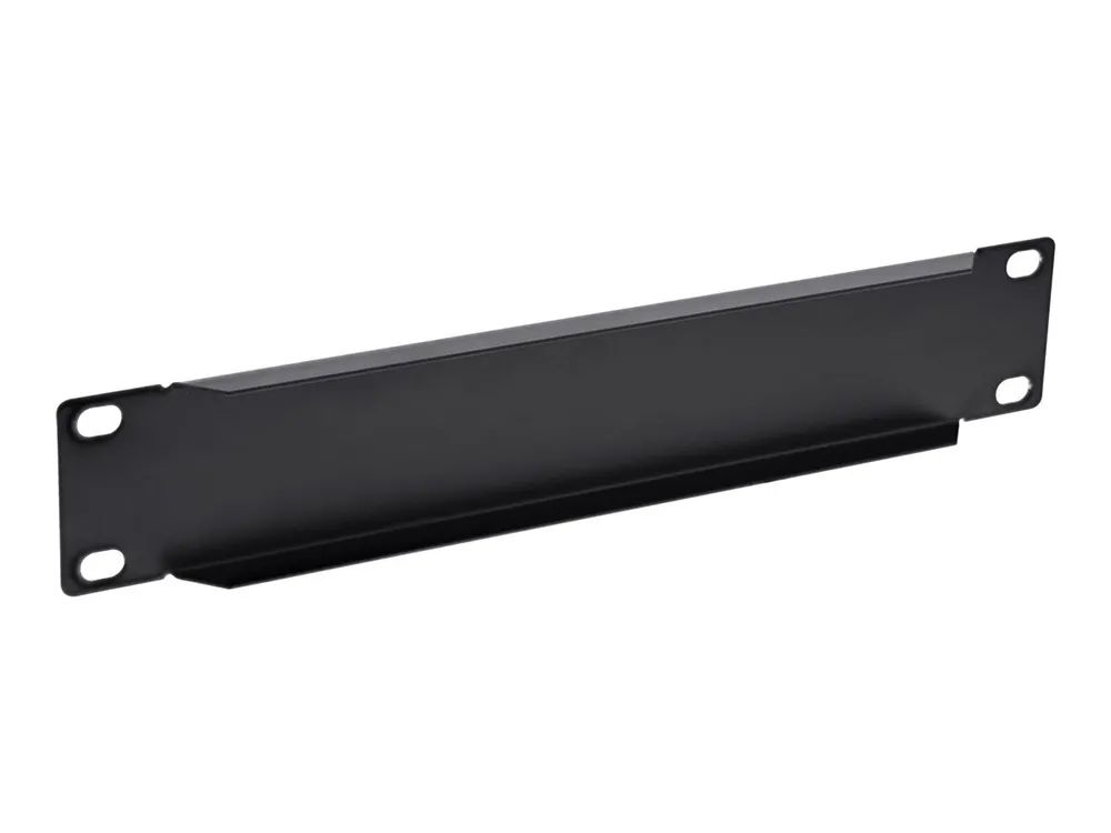 InLine 10" Blindplatte - 1HE - RAL 9005 schwarz