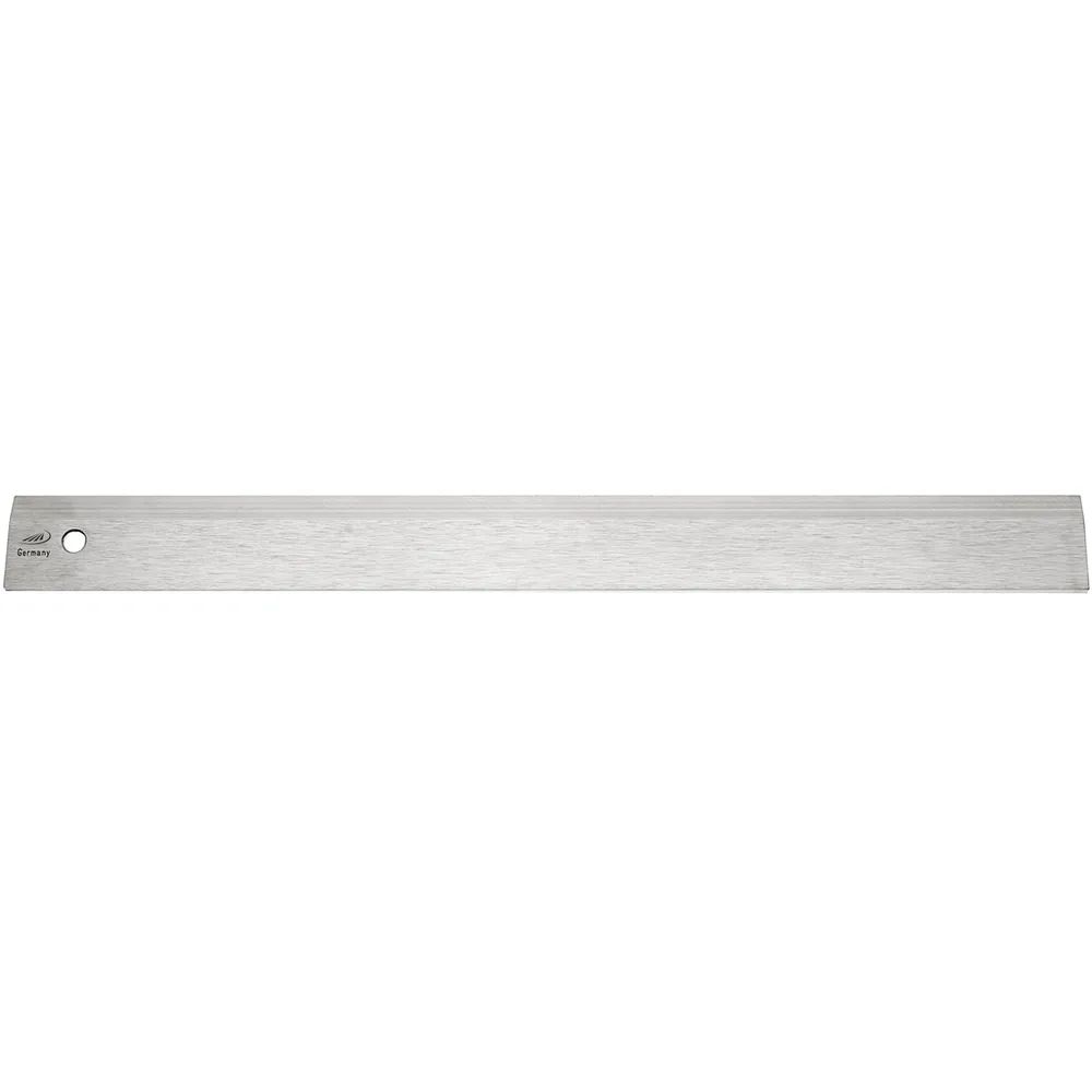 HELIOS PREISSER Stahllineal mattverchromt mit Fase Länge 400 mm