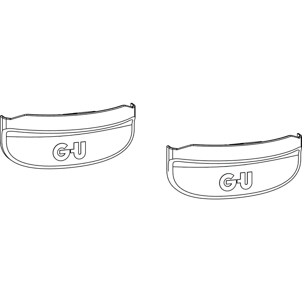 GU-966 PSK oZ Grundkarton Scheren-Abdeckkappe, silber