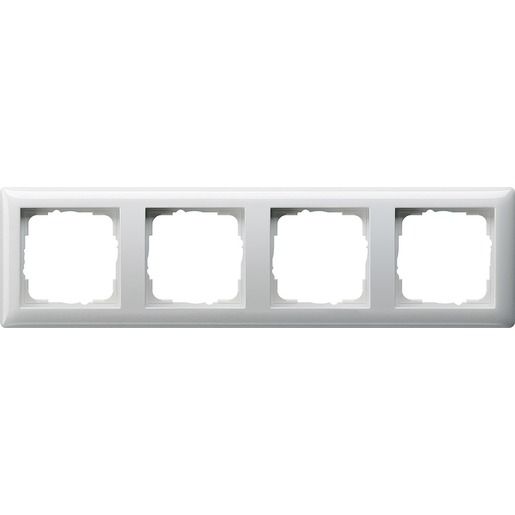 Gira RAHMEN 4-FACH STAND.BRUCHSICH. / GIRA 021403RWS GL.SYST.55 021403