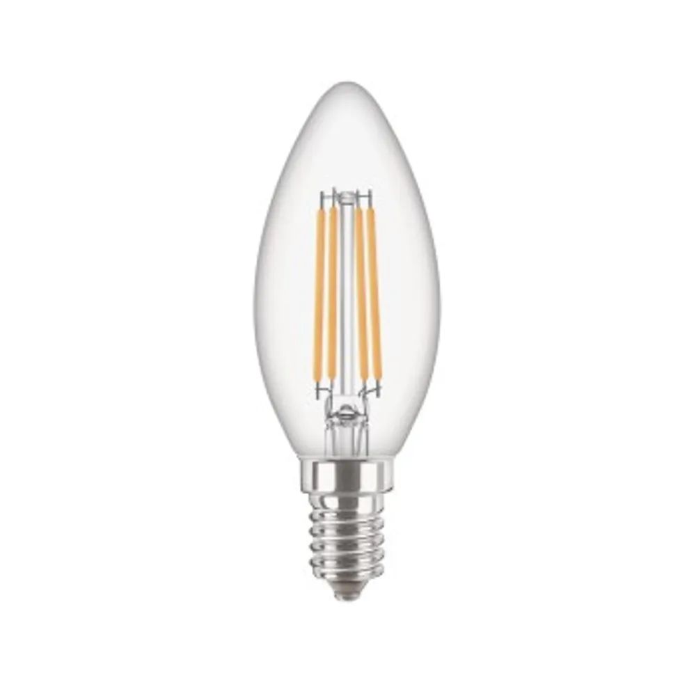 Attralux LED-Lampe "Classic", 40W, B35, E14, klar, warmweiß, nicht dimmbar