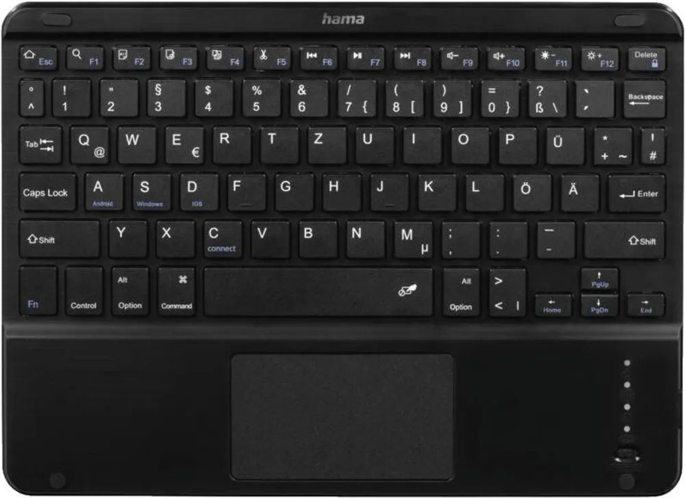 Hama Tablet-Case "Premium", Hülle m. Tastatur f. iPad 11" (25)/10.9" (22), Schw.