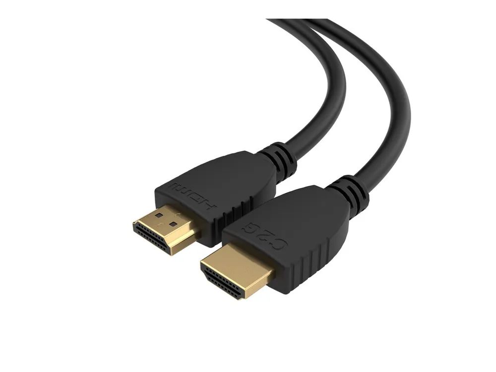 C2G Highspeed - HDMI-Kabel mit Ethernet - HDMI männlich zu HDMI männlich - 6 m - abgeschirmt - Schwarz - bi-direktional, unterstützt 4K 60 Hz (4096 x 2160)